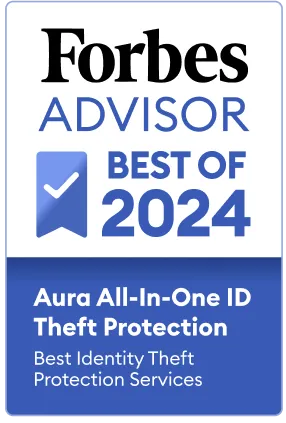Forbes Advisor 'Best of 2024' award. All-in-one ID theft protection. 